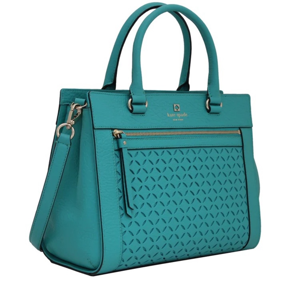 Kate Spade Turquoise handbag purse satchel minibag